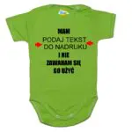 Body niemowlęce Mam i nie zawaham się go użyć z imieniem