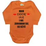 Body niemowlęce Mam i nie zawaham się jej użyć z imieniem