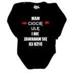 Body niemowlęce Mam i nie zawaham się jej użyć z imieniem