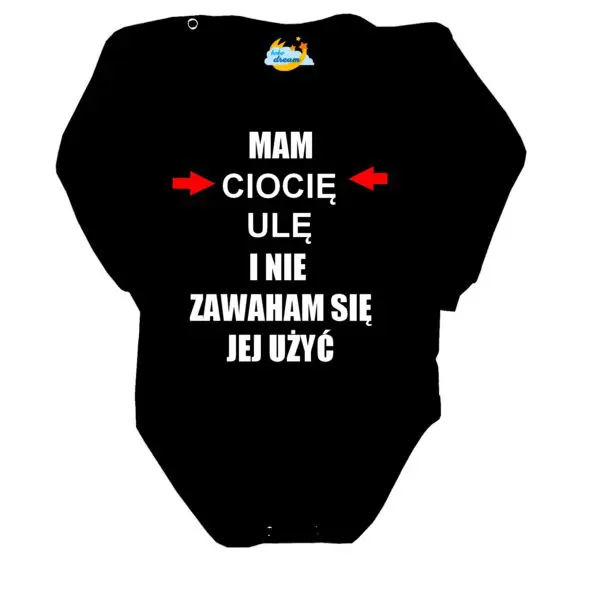 Body niemowlęce Mam i nie zawaham się jej użyć z imieniem