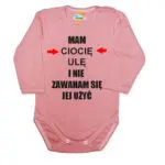 Body niemowlęce Mam i nie zawaham się jej użyć z imieniem