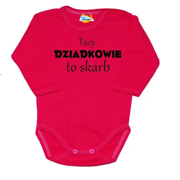 Body Tacy Dziadkowie to skarb różowe