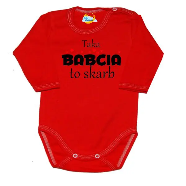 Body Taka Babcia to skarb czerwone
