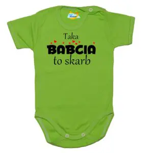 Body Taka Babcia to skarb zielone