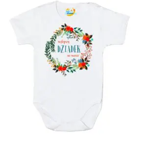 Body najlepszy Dziadek na świecie białe