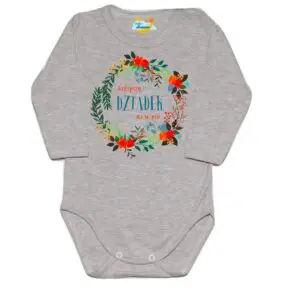 Body najlepszy dziadek na świecie  szary