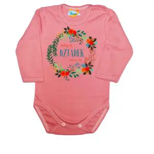 Body najlepszy dziadek na świecie różowy