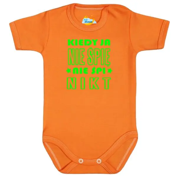 Body kiedy ja nie śpię nie śpi nikt pomaranczowe