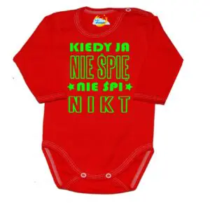 Body kiedy ja nie śpię nie śpi nikt czerwony