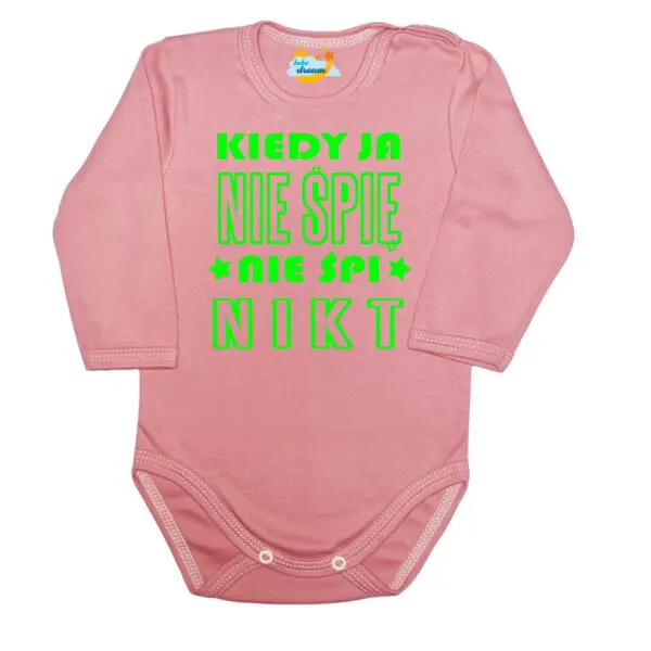 Body kiedy ja nie śpię nie śpi nikt różowy