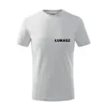 Koszulka na WF z imieniem dziecka