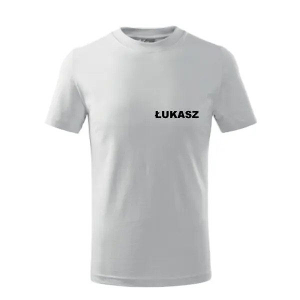Koszulka na WF oddychająca szybkoschnąca + imię