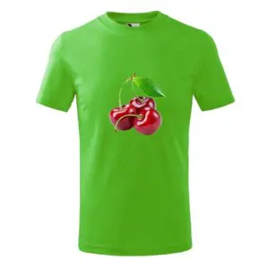 Koszulka dziecięca owoc 3D CZERWŚNIA