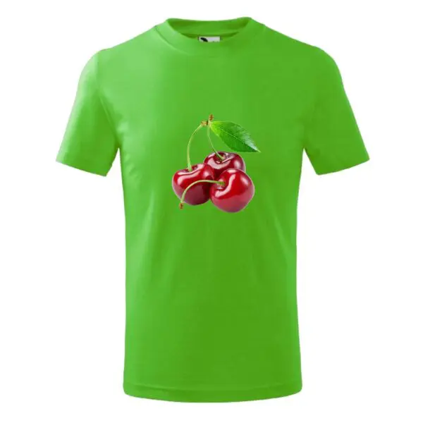 Koszulka dziecięca owoc 3D CZERWŚNIA