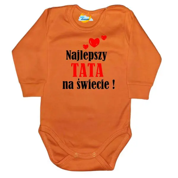 Body niemowlęce najlepsza TATA na świecie