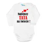 Body niemowlęce najlepsza TATA na świecie
