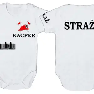 Strażackie Bobo Dream STRAŻ: body dla chłopca/dziewczynki
