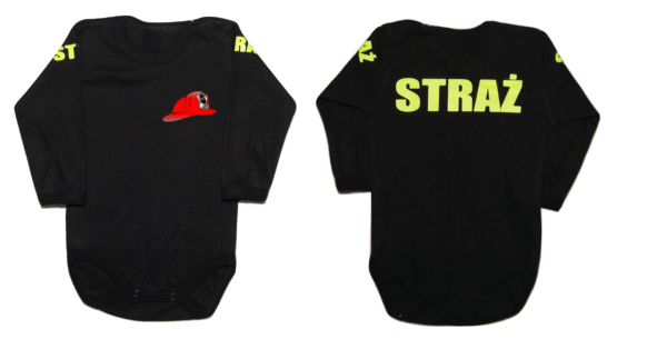 Strażackie Bobo Dream STRAŻ: body dla chłopca/dziewczynki