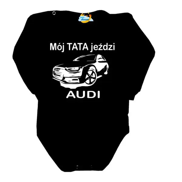 Body MÓJ TATA JEŹDZI AUDI Polski producent czarne