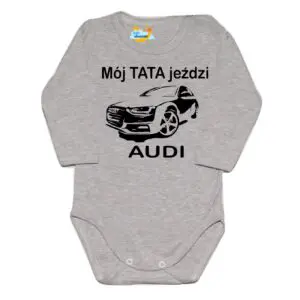 Body MÓJ TATA JEŹDZI AUDI Polski producent szare