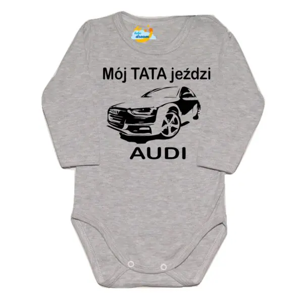 Body MÓJ TATA JEŹDZI AUDI Polski producent szare