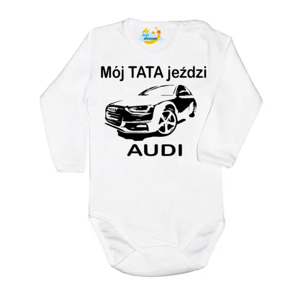 Body MÓJ TATA JEŹDZI AUDI Polski producent białe