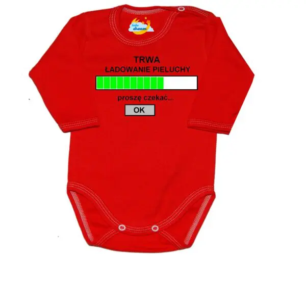 Body długi rękaw ładowanie pieluchy