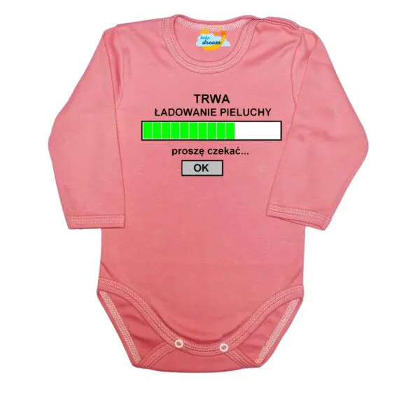 Body długi rękaw ładowanie pieluchy