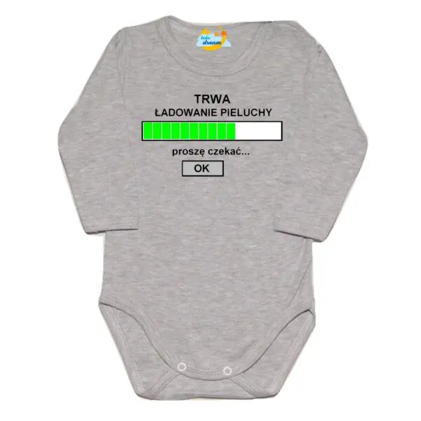 Body długi rękaw ładowanie pieluchy