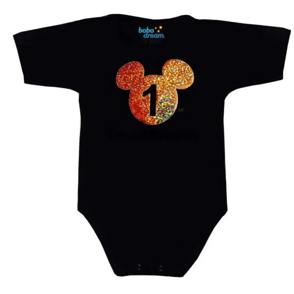 Body  krótki rękaw na 1 urodziny z imieniem
