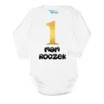 Body długi rękaw na 1 urodziny z imieniem