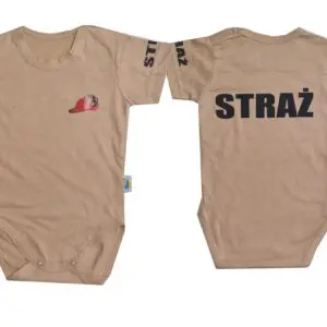 Strażackie Bobo Dream STRAŻ: body dla chłopca/dziewczynki