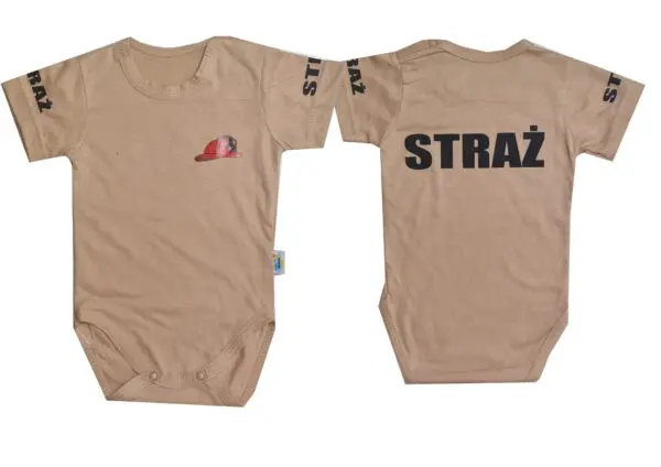 Strażackie Bobo Dream STRAŻ: body dla chłopca/dziewczynki