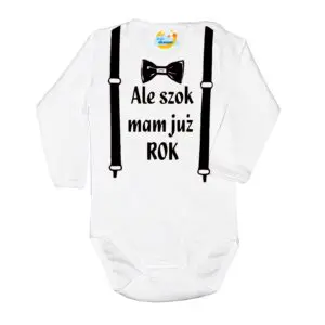 Body długi rękaw Moje Pierwsze urodziny Roczek