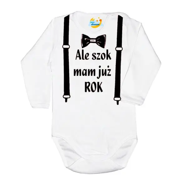 Body długi rękaw Moje Pierwsze urodziny Roczek
