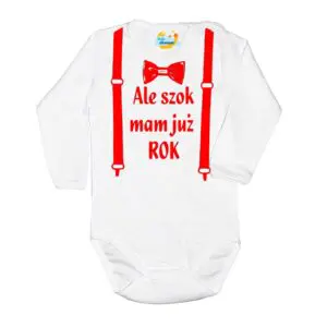Body długi rękaw Moje Pierwsze urodziny Roczek