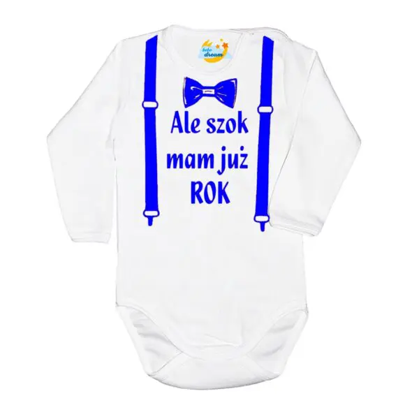 Body długi rękaw Moje Pierwsze urodziny Roczek