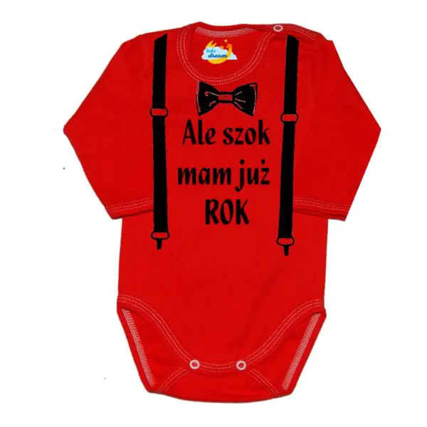 Body długi rękaw Moje Pierwsze urodziny Roczek