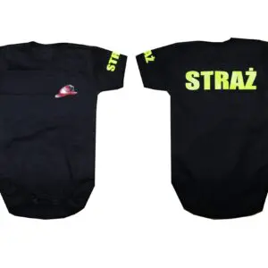 Strażackie Bobo Dream STRAŻ: body dla chłopca/dziewczynki