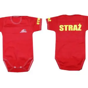 Strażackie Bobo Dream STRAŻ: body dla chłopca/dziewczynki