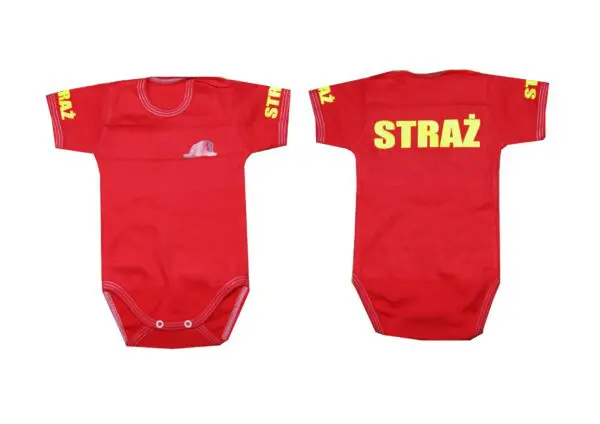 Strażackie Bobo Dream STRAŻ: body dla chłopca/dziewczynki