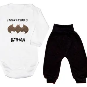 Komplet dziecięcy zestaw niemowlęcy body i spodnie BOHATER