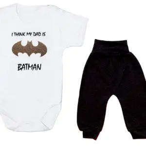 Komplet dziecięcy zestaw niemowlęcy body i spodnie BOHATER