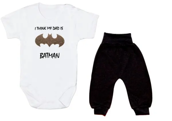 Komplet dziecięcy zestaw niemowlęcy body i spodnie BOHATER