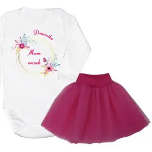 Komplet dziecięcy zestaw body i spódniczka MAM ROCZEK