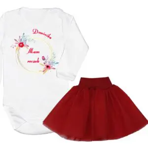 Komplet dziecięcy zestaw body i spódniczka MAM ROCZEK