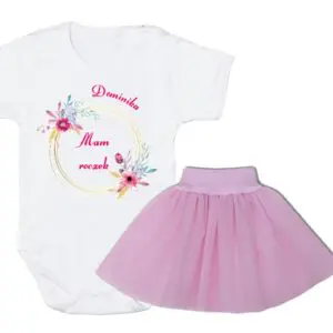 Komplet dziecięcy zestaw body i spódniczka MAM ROCZEK