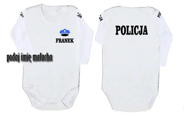 Mały Policjant POLICJA: body dla chłopca/dziewczynki