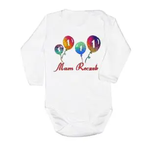 Body długi rękaw Moje Pierwsze urodziny Roczek