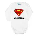 Body SUPER WNUCZKA Polski producent długi rękaw